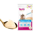 Cat Truly Codfish Flavored Creamy Cat Treats Purrfect Cat Food For Rewarding Kittens 70g