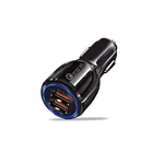 Charger Mobile Usb Charger Car 30W Fast Charging Dual QC3.0 USB Car Adapter Charger For Mobile Phones