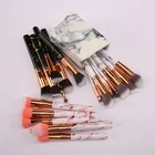 Make-up Makeup 10pcs Marble Make Up Brushes Set For Make-up Marble Makeup Brush Set Eyeshadow Palette