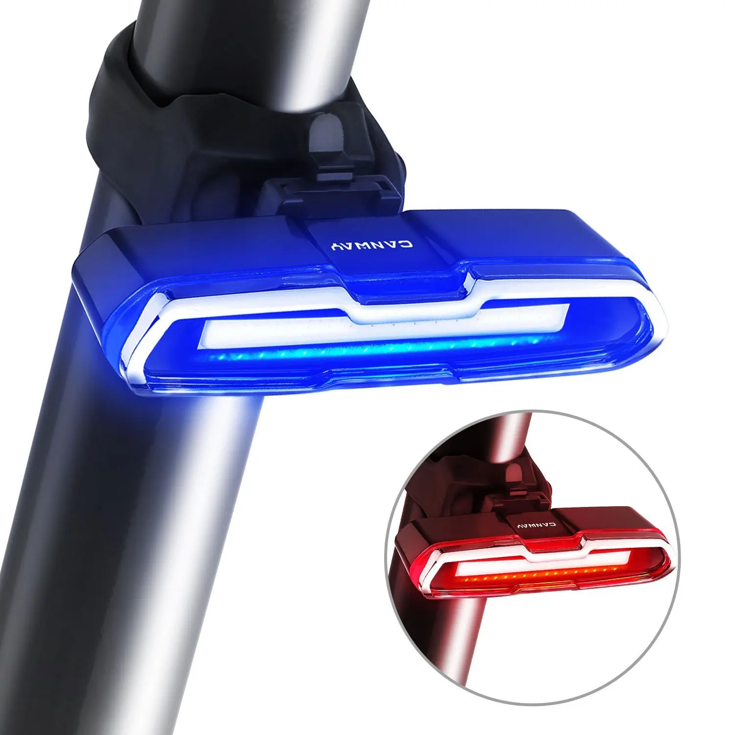 rechargeable tail light for cycle