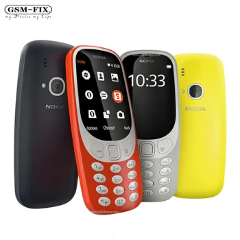 GSM-FIX For Nokia 3310 Classic Original 4g GSM Unlock Quality Unlocked Cell Phone 2.4 Inches Dual-core Old Machine