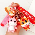 Charm Keychain Accessories Fast Shipping Bag Charm Luxury Key Accessory PVC Dog French Bulldog Keychain