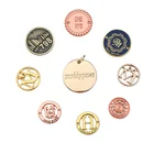 Handbag Hardware Custom Handbag Brand Metal Logo Designer Metal Plate Engraved Metal Tags Bag Logo Hardware Label