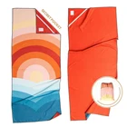 Beach Microfiber Striped Beach Towel Quick Dry Beach Towel Custom Logo