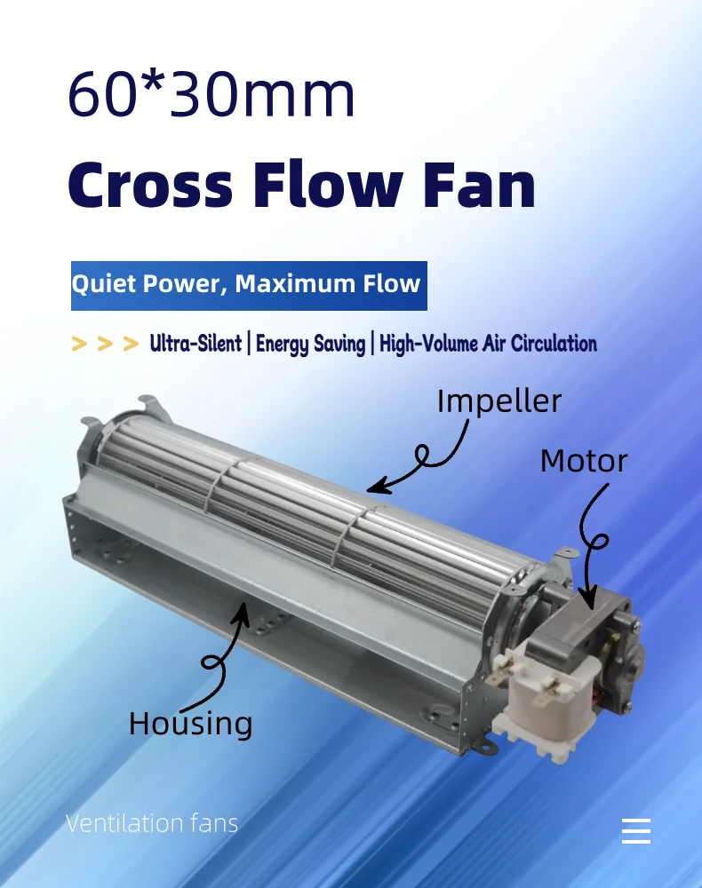 Cross Flow Blower, 220V, Asynchronous Motor - detail 2