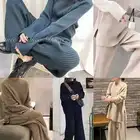 Clothing Ladies Winter Sweater Suits Ladies Premium Suits Long Suits Sweaters Ladies Winter Clothing