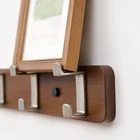 Wall Hanger Cloth Wall Hooks Hangers High Quality Bamboo Door Hook Wall Hanger Cloth Rack