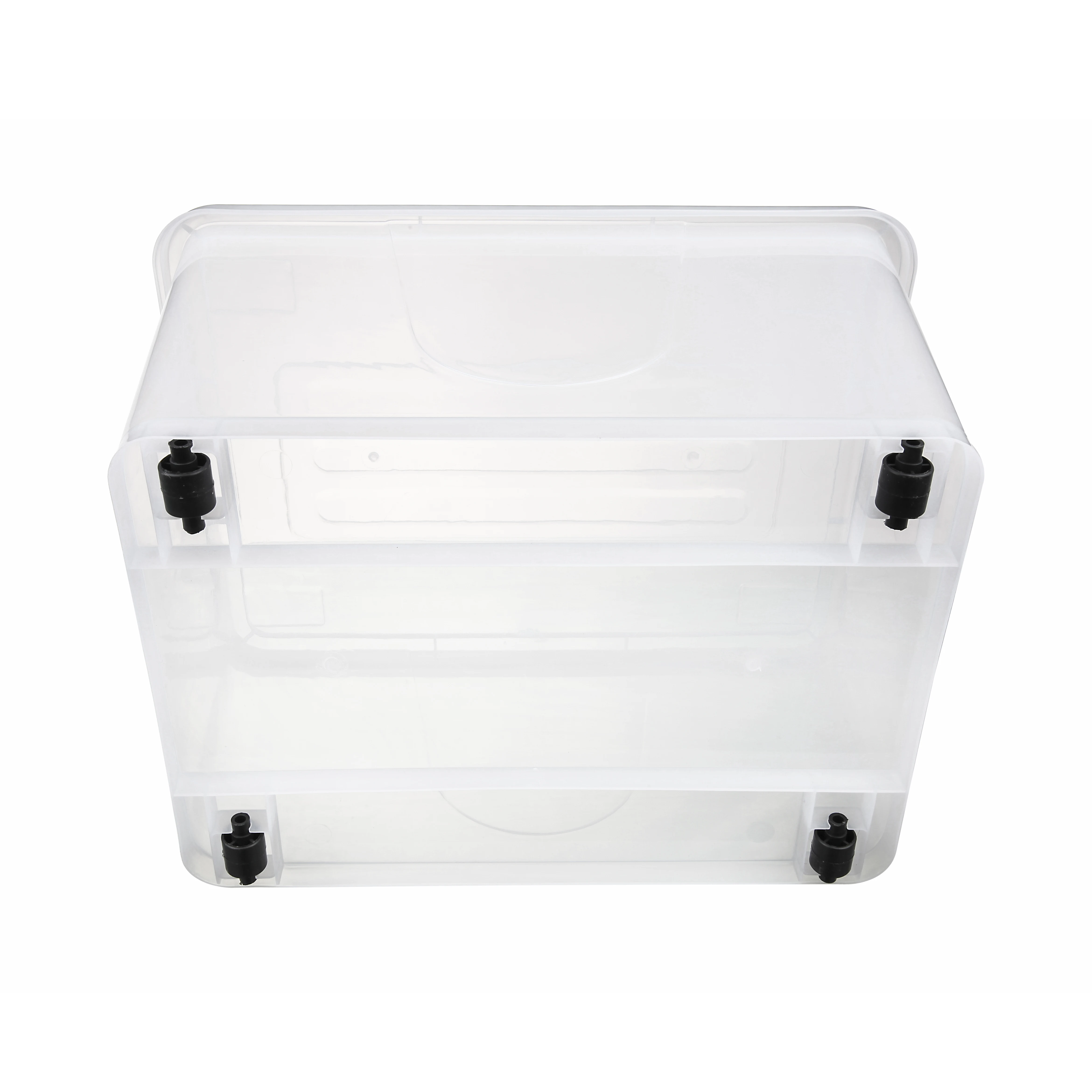 Eco-Friendly PP material Transparent 49L Plastic Storage Box for home daily storage