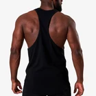 Mens Tank Top Men OEM Mens Tank Top Gym Fit Vest Breathable Workout Plain Muscle Tank Top Black Men