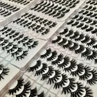 Eyelash False 3d False Eyelashes Wholesale High Quality Clear Band 3D Mink Eyelash False Strip