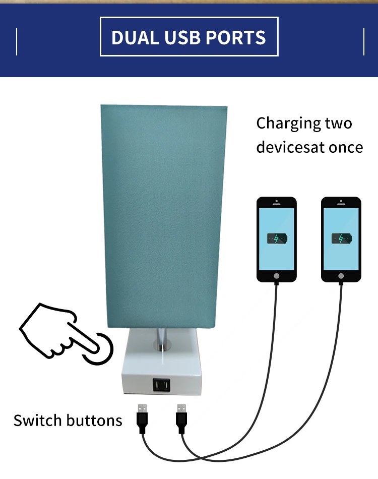 Modern and simple living room decorative lamp hotel room desk lamp