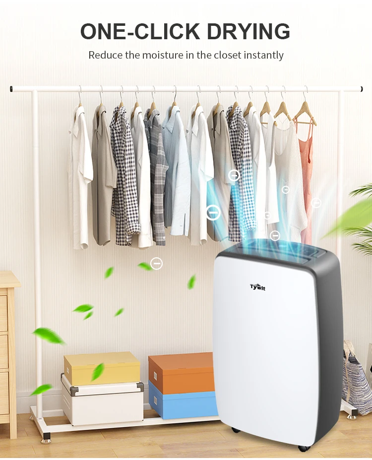 Smart Touchscreen Dehumidifier, 20L/day, R290 - detail 8