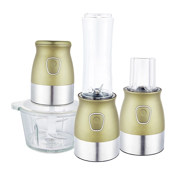 Household Food Chopper With Glass Bowl And Fruit Juicer Multifunctional