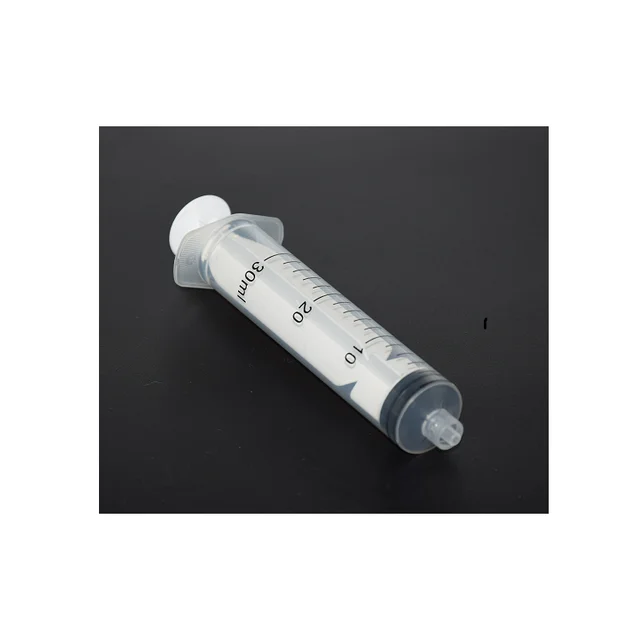 Good Quality Syringe 30ml PP Plastic Cylindrical Syringe Luerlock Syringe Pump