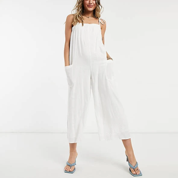 linen cami jumpsuit