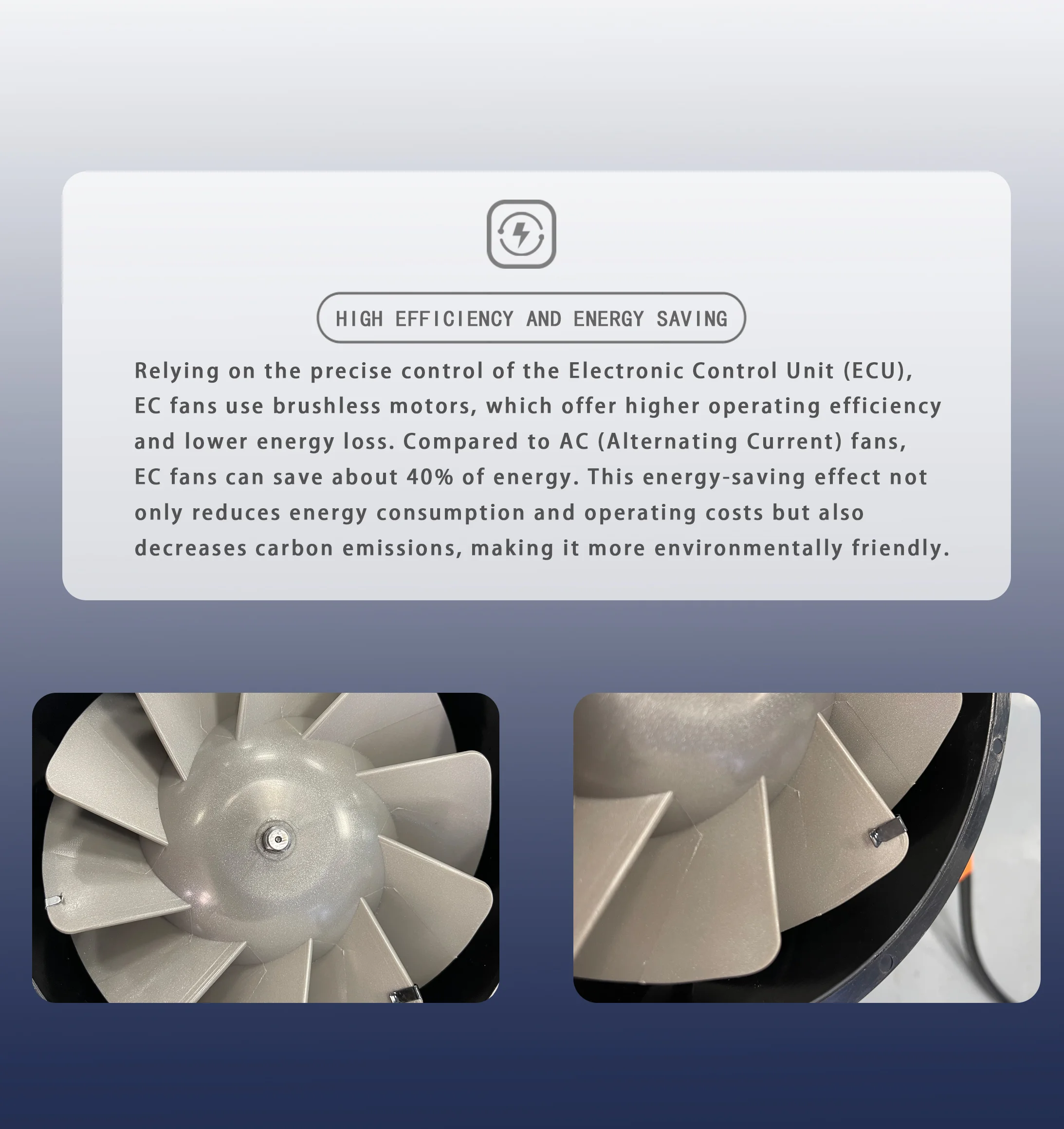 Inline Duct Fan, AC 220V~240V, Electric - detail 12