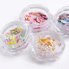 Flowers Flower Nail Yiwu QiJia Colored Flowers Star Wood Pulp Pieces Flower Animal Letters Mixed Nail Patches
