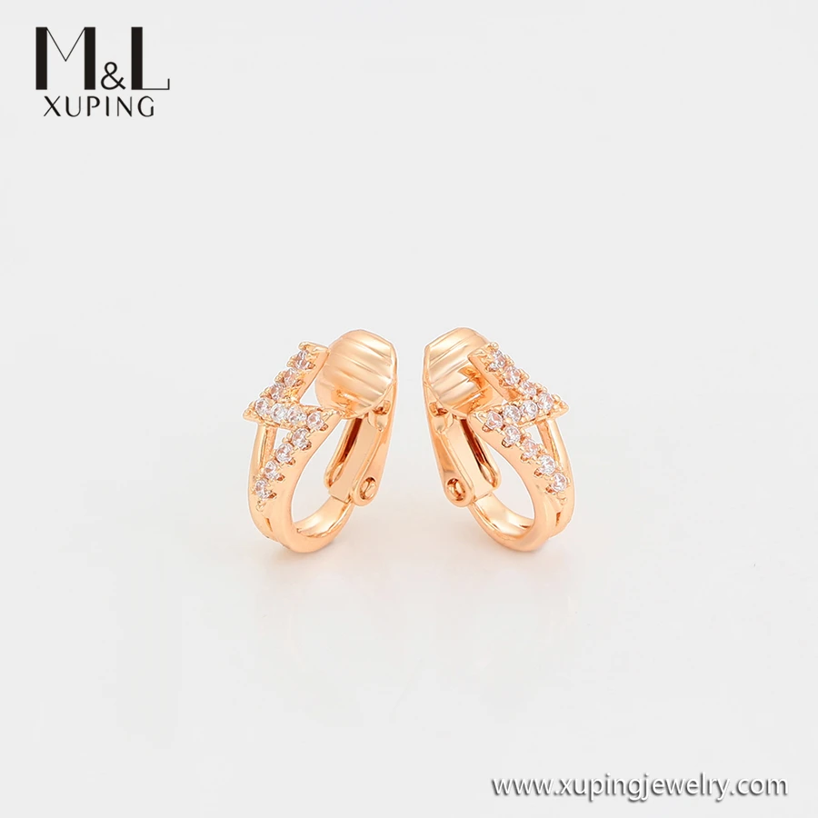 ML64165 XUPING Jewelry ML First order Over $50 free shipping accessories woman costume jewelry 18K gold color Hoop earrings