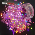 Glitter Holographic Glitter Wholesale Polyester Holographic Glitter Chunky Round Shaped Glitter Cosmetic Glitter