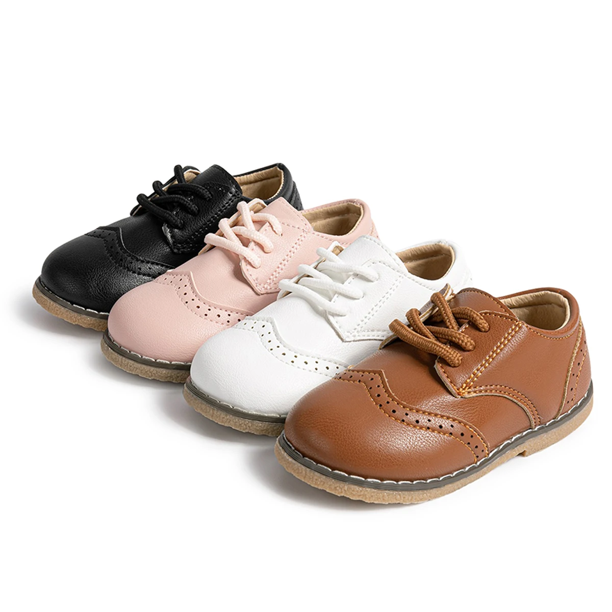 New Design Party Wedding Outdoor children Shoes Boy PU Leather Rubber Soft Sole School Kids Dress Kid Shoes