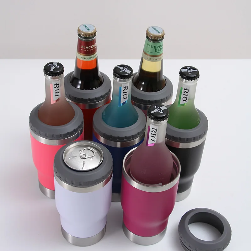 Double Wall Can Cooler, Stainless, Steel, 14oz - detail 12