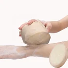Hot Selling Body Cleaning Bath Brush Oval Luffa Collaterin Exfoliating Sponges Loofah
