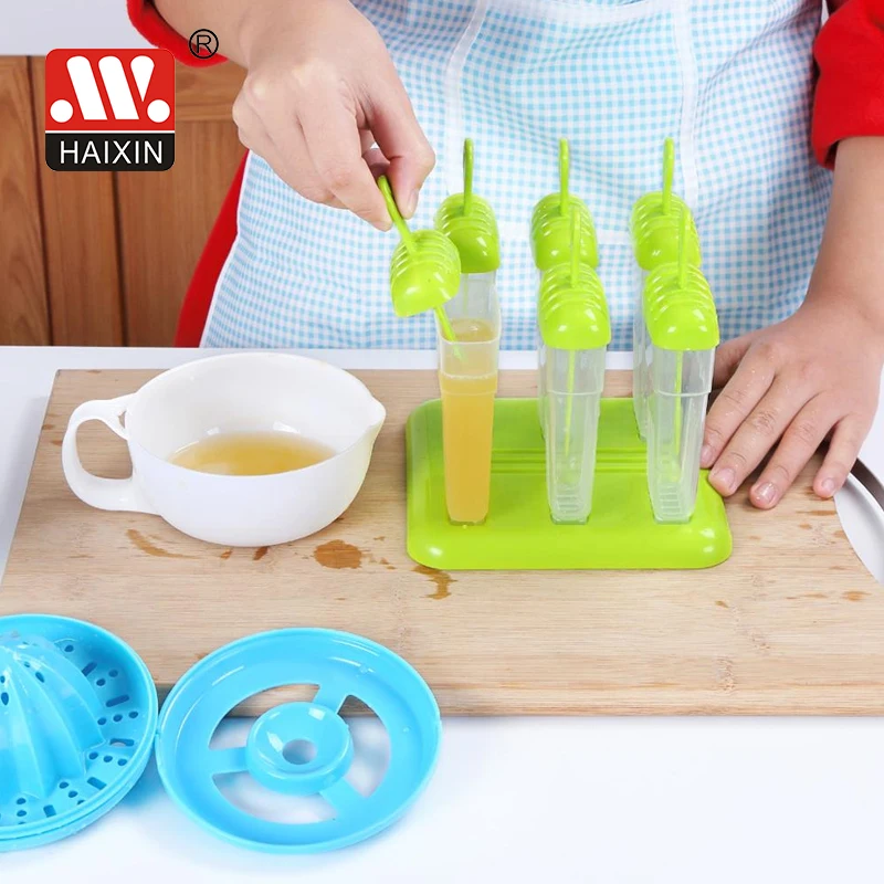 Haixing best popular home and kitchen colored ice- lolly maker for children