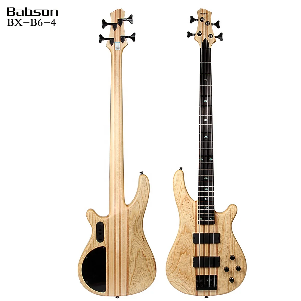 Top One Babson 4 String With Popular Wholesale Body Electrical Bass Guitar For - Buy Bass Guitar 4 String Electric,Diy Bass Guitar Kit For Sale,Electric Bass Guitar Product on