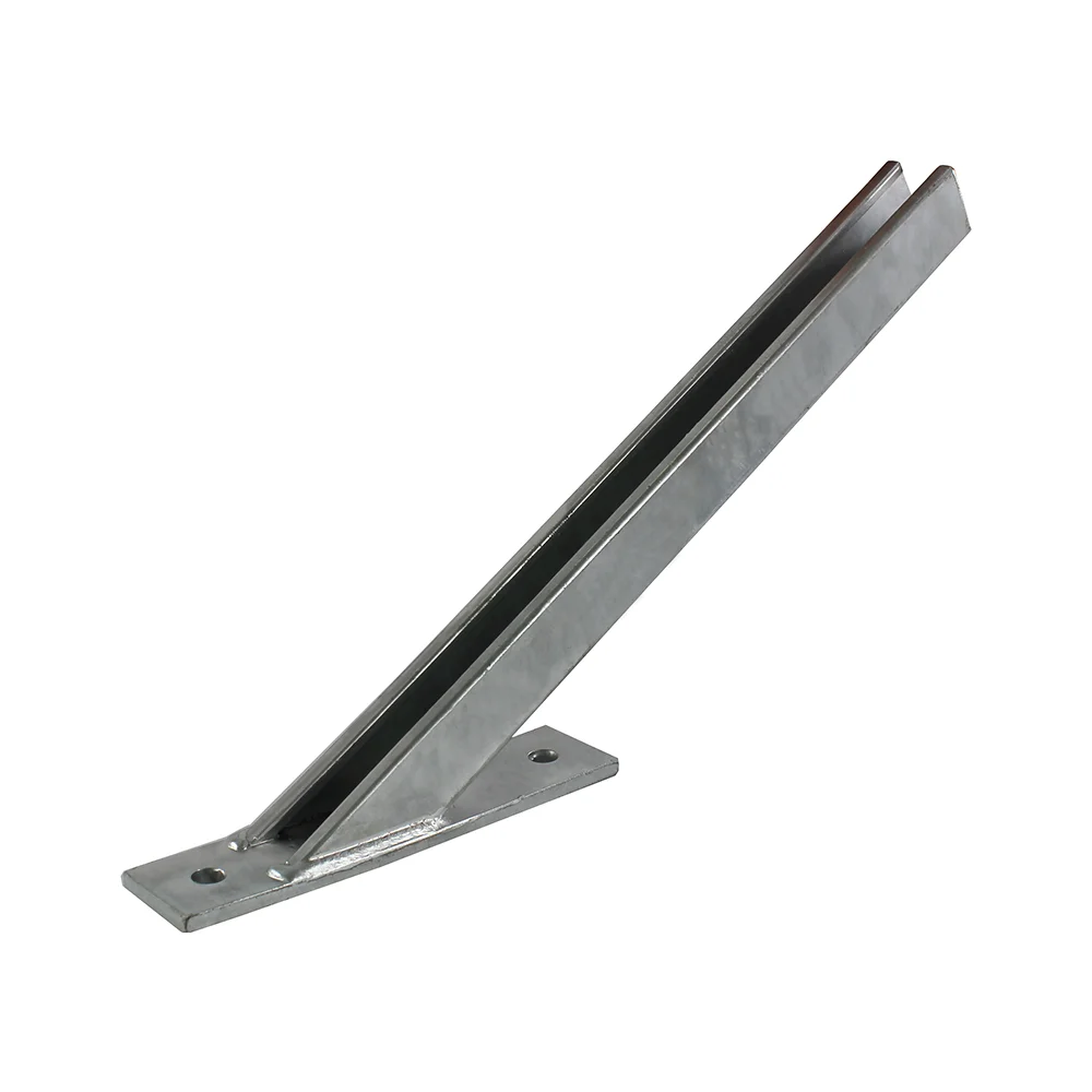 Carbon Steel Q235 Single Slotted Unistrut Channel Cantilever Arm Brackets for Support with 150mm-500mm Length