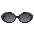 Oval Quality Sunglasses TBSA605 Retro White Clear Acetate Women Oval Frame Sunglasses
