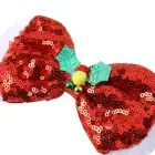 Hair Extension Cute Red Butterfly Christmas Clip Hair Extension For Party