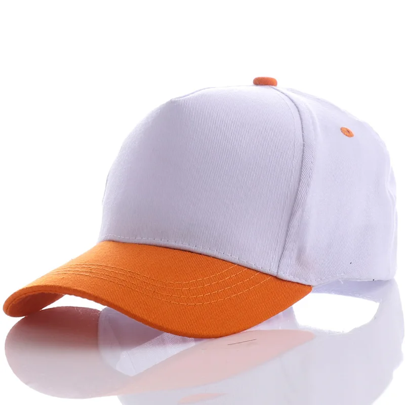 Fashion Wholesale Blank Adults Custom Two Tones Colors Cotton Baseball Cap
