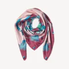 Silk Scarf 100% Silk Printed Scarf Double Sides Custom Design Silk Scarves
