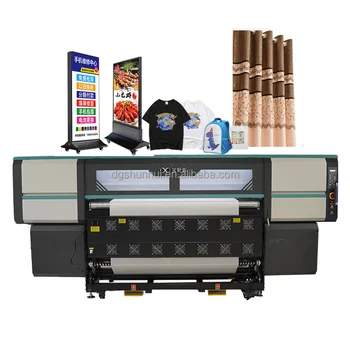 Hot Sale Best Quality -Head Dye Sublimation Printing Machine 1900mm Digital Inkjet Heat Transfer Textile Printer Fabric