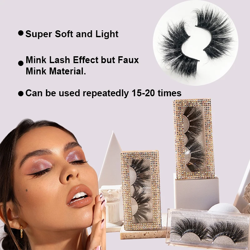 Real Siberian Mink Mm Long Lash Best D Eyelash Private Label