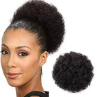 Hair Buns Alileader Wholesale 15 Colors Synthetic Hair Pieces White Hair Chignon Synthetic Afro Curly Hair Buns