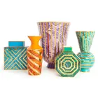 Vase Traditional Luxury Colorful Home Art Porcelain Table Ceramic Decor Flower Vase