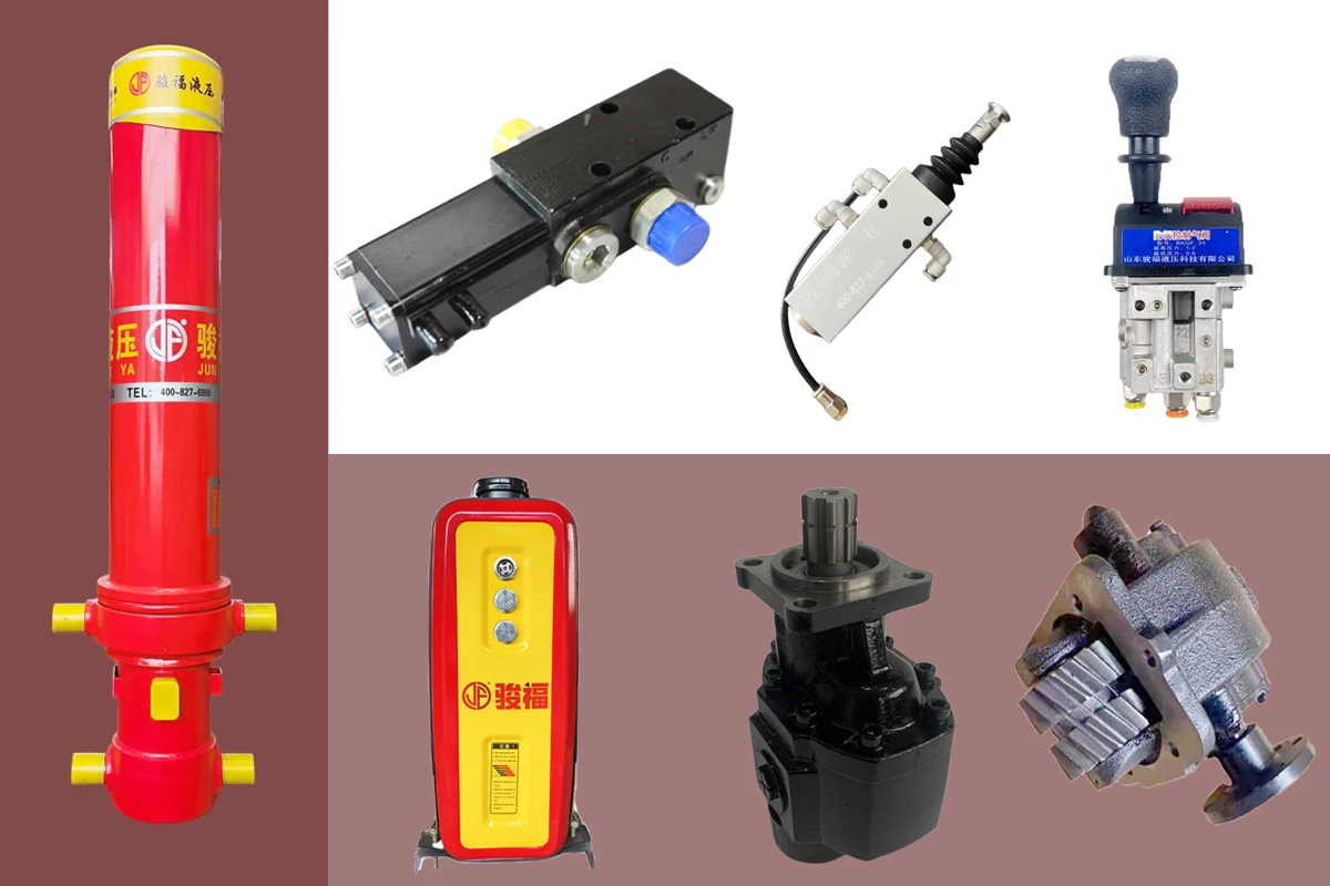 HYVA/PENTA Model Front-end Telescopic Hydraulic Tipping Lifting System for Dump Truck details