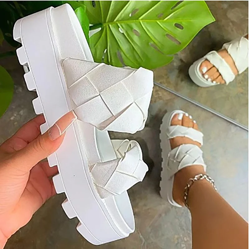 2022 Popular Hot Sale Flat Women Net Surface Knit Appearance Fashion Sandals  Slipper - Buy Women Sandals Sandals Womens Sandals Flat Sandals Sandals For  Women And Ladies Heeled Sandalsndals Ladies Sandals,Flat Sanfdals