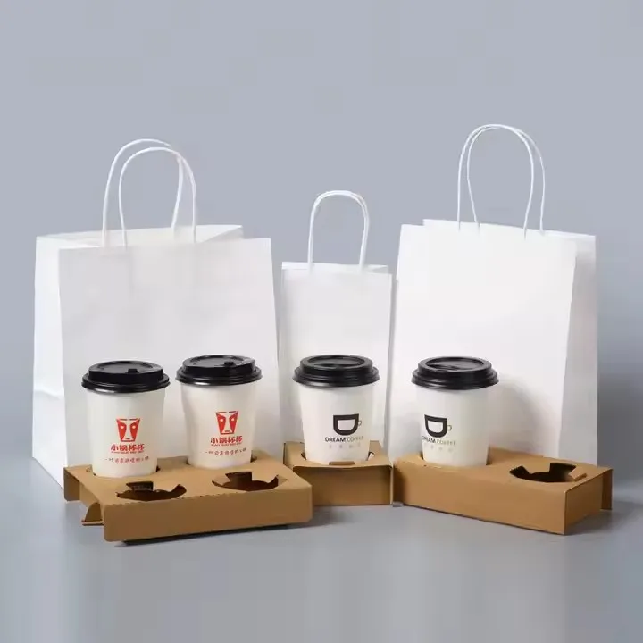 Bulk Resealable Kraft Paper Coffee Packaging Bags Custom Printed