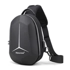 Bag For Wholesale Men Chest Bag Waterproof Anti-theft With USB Port For Sports Travel Business