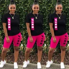 Fashion Clothes Fashion Printed Letters Sport Womens 2 Piece Casual Sets Wholesale 2 Piece Set Women Clothes
