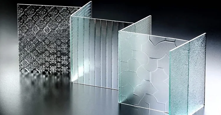 can be tempered without deformation figured glass laminated