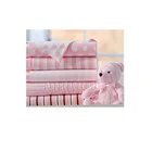 Cotton Blanket GOTS Certificate 0 Defect 100% Organic Cotton Cable Knitted Wrap Baby Throw Blanket
