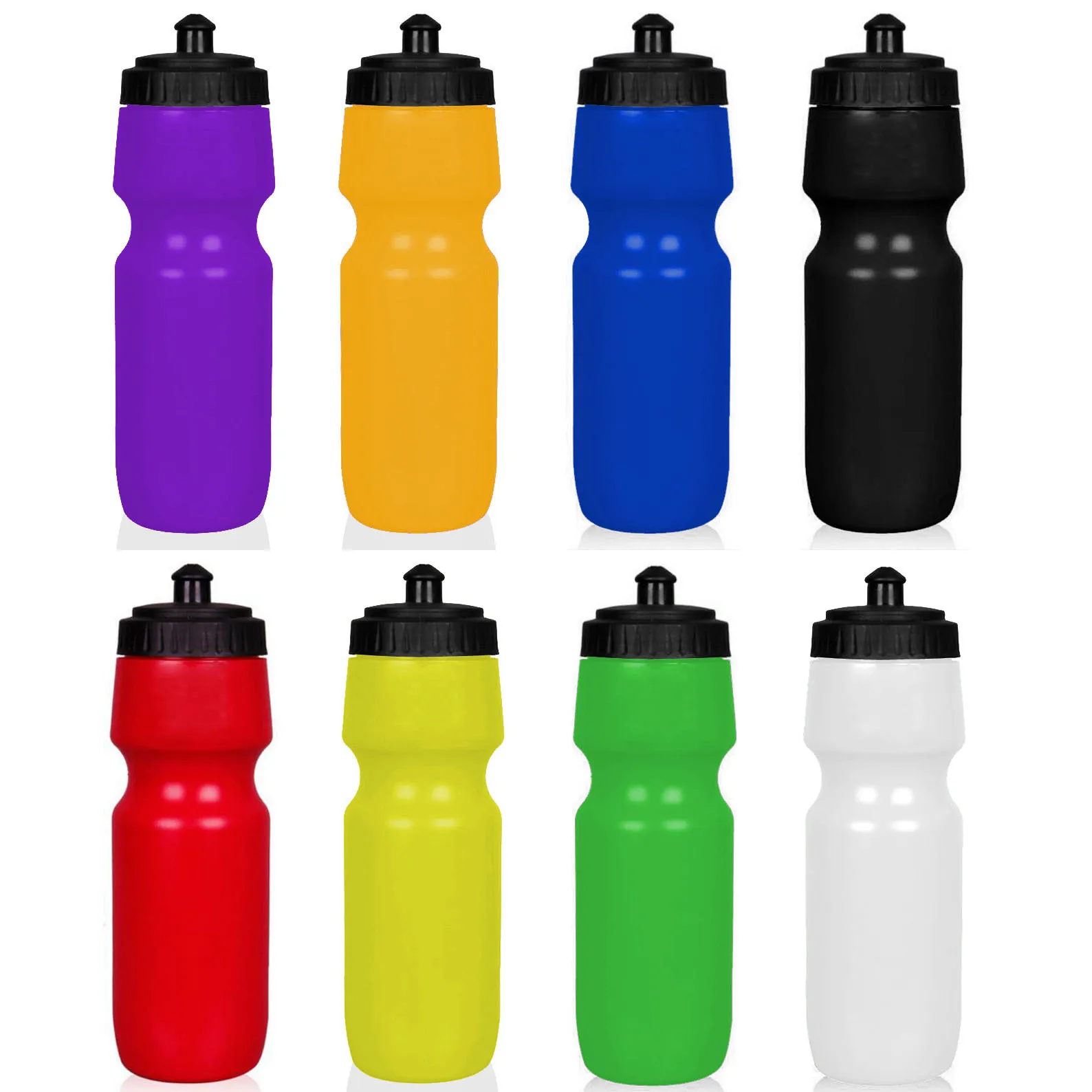 Custom Logo 2024 Popular Bpa Free Plastic Sports Mountain Bicycle Bike Cycling Squeeze Water Bottle Good Quality