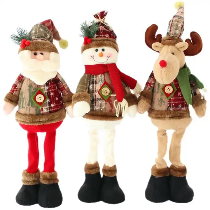 outdoor  Manufacturer Christmas desk tree decorations  toy doll  gingerbread nutcracker soldiers for Christmas decorations