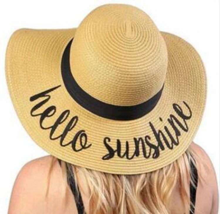 hello sunshine straw hat