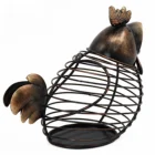Cork Holder Metal Rooster Wine Cork Storage Holder