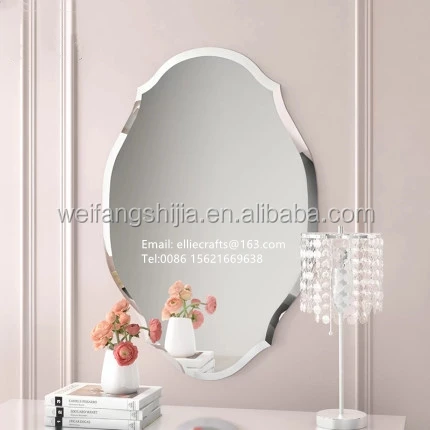 beveled wall mirror