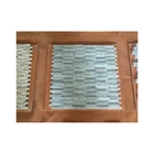 Ceramic Tile Factory Wholesale Marble Mosaic Display Ceramic Tile Corners Carrara White Marble Mosaic